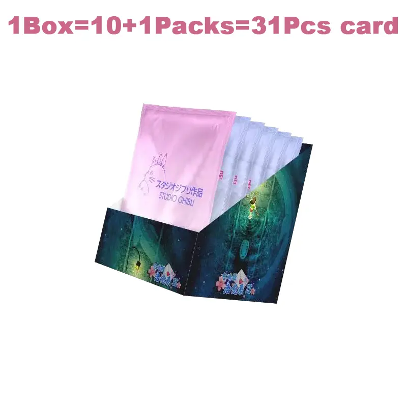 New Miyazaki Hayao Card Fairy Tales Classic Childhood Memories Cherished Children's Toy Birthday Gifts