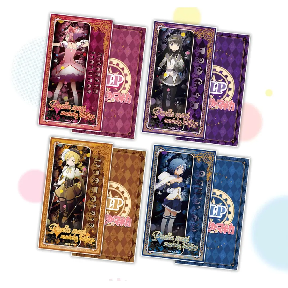 Puella Magi Madoka Magica Collection Cards Fantasy Time Travel Hot Japanese Anime Cute Gentle Characters Card Chilldren Gifts