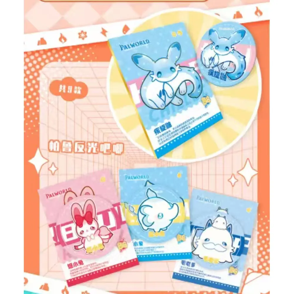 Wholesale Kawaii Palworld Anime Collection Cards Cute Blind Box Children's Toy Gifts Rare SSP Crystal Card Christmas Gifts
