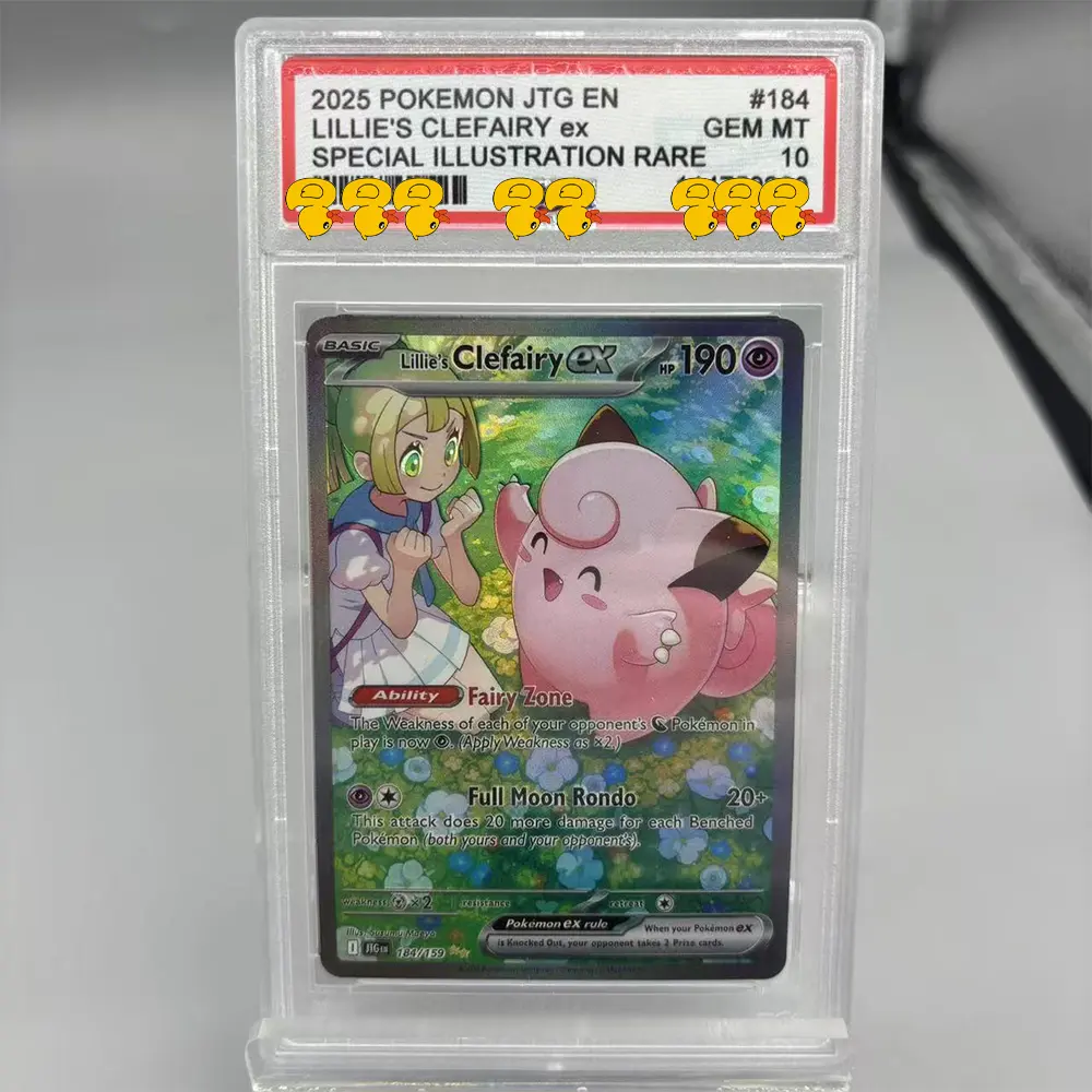 DIY PTCG Rating Card Collection Card SPECIAL ILLUSTRATION RARE ROCKET'S MEWTWO ex Copy 10Points Rating Card Game Gift