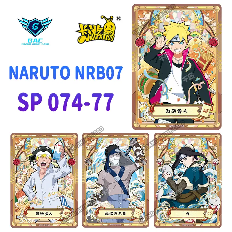 Kayou Naruto T4W7 T4W6 T2W7 BP AR SP MR PU UR PTR SSR SR R Complete Set Anime Collection Card Uzumaki Sasuke Rare Card Gift