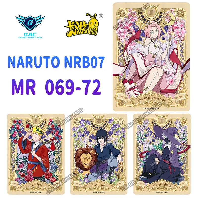 Kayou Naruto T4W7 T4W6 T2W7 BP AR SP MR PU UR PTR SSR SR R Complete Set Anime Collection Card Uzumaki Sasuke Rare Card Gift