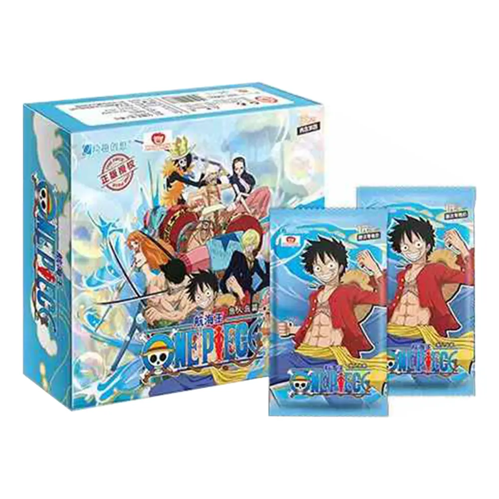 New One Piece Card Straw Hat Pirate Luffy Zoro Nami Classic Anime Character Collection Card Toys Gifts