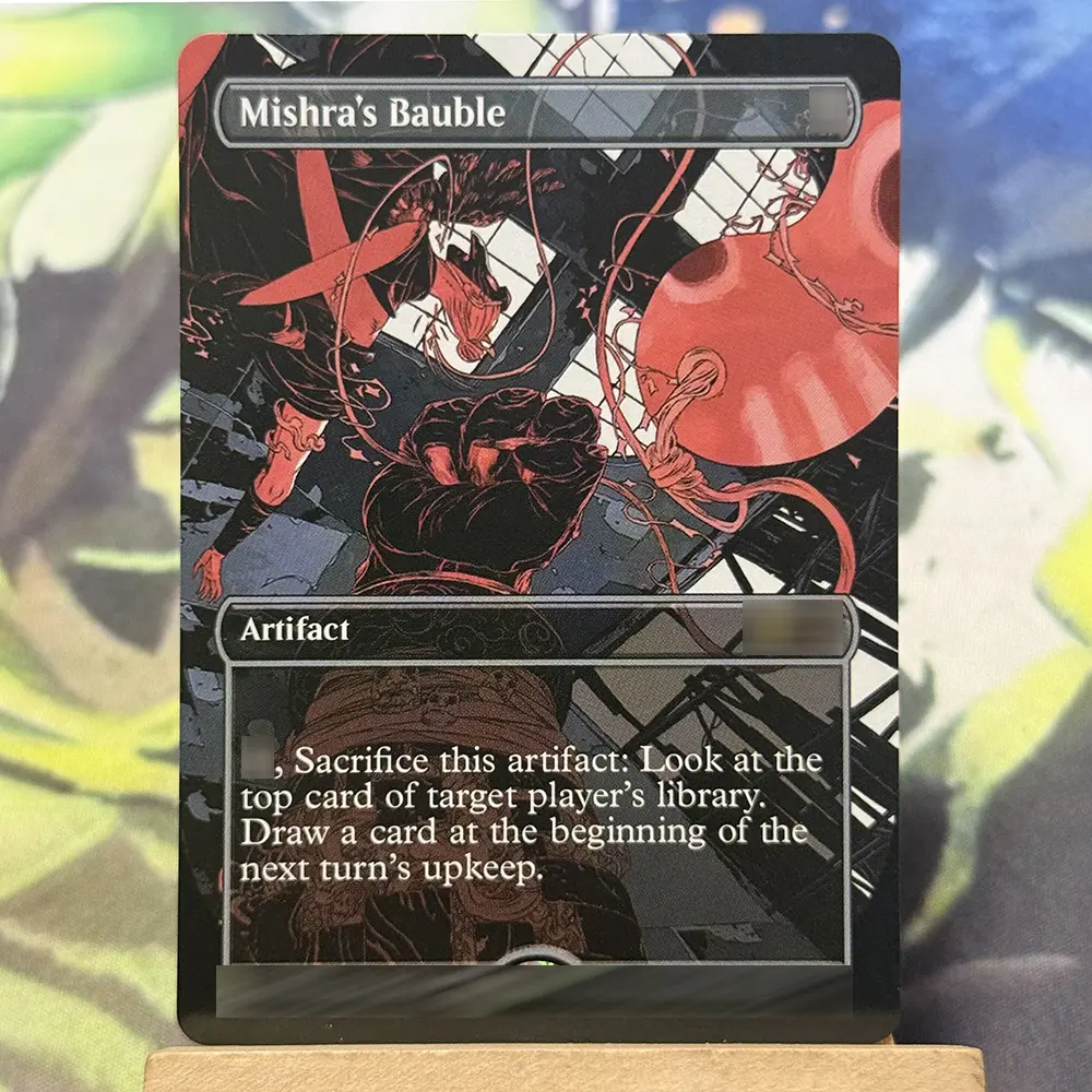DIY Holo Cards Secret Lair Drop Exotic Orchard Winds of Abandon Yuna's Sending Staff Absorb into Time Flawless Tcg Customized
