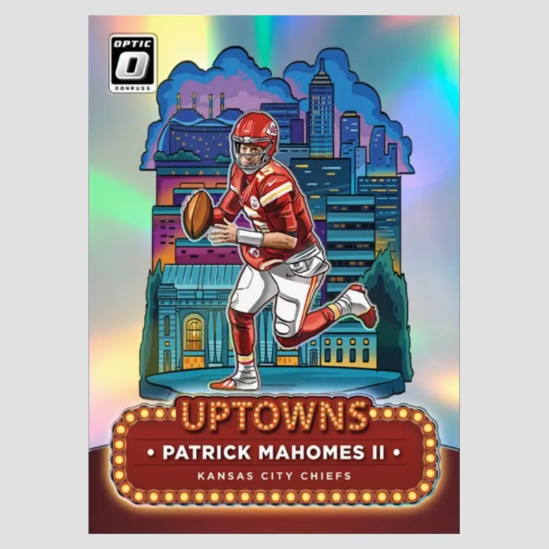 Panini Diy Homemade 2024 Uptown Rugby Star Josh Allen Patrick Mahomes II Bo Nix Jayden Daniels Trading Cards Gift Collection