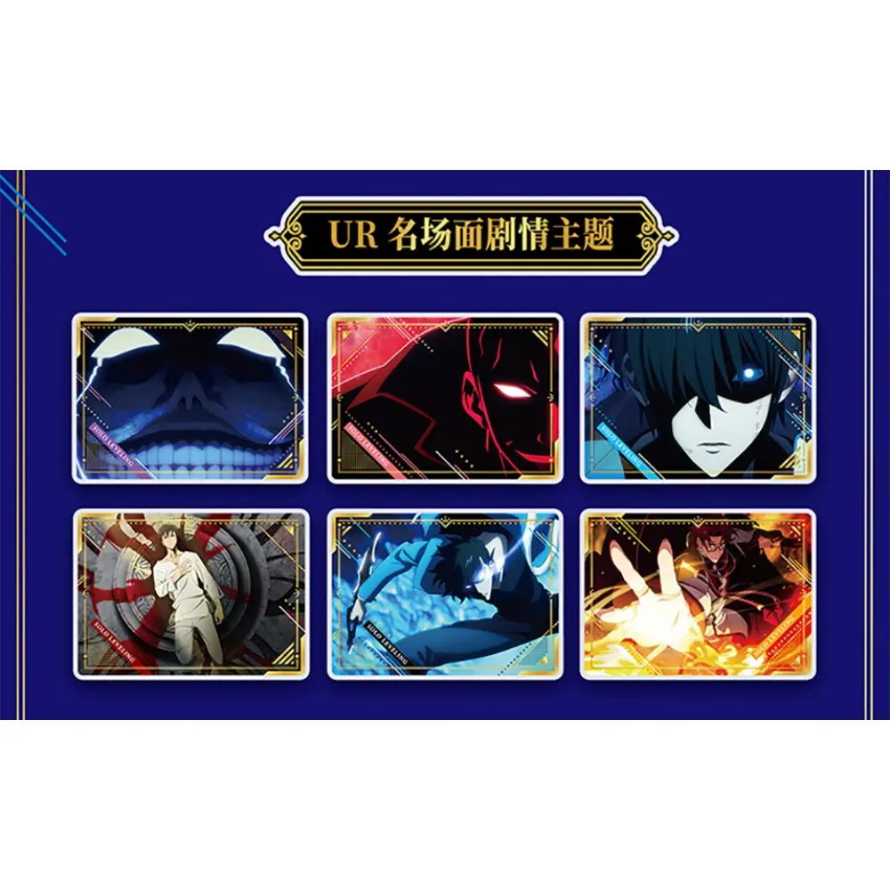 Original Eaki Solo Leveling Polaroid Collection Cards Fantasy Battle Anime Comics Characters MR UR SSR Cards Birthday Party Gift