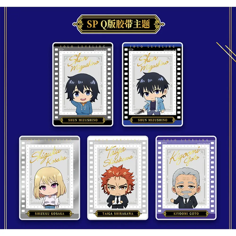 Original Eaki Solo Leveling Polaroid Collection Cards Fantasy Battle Anime Comics Characters MR UR SSR Cards Birthday Party Gift