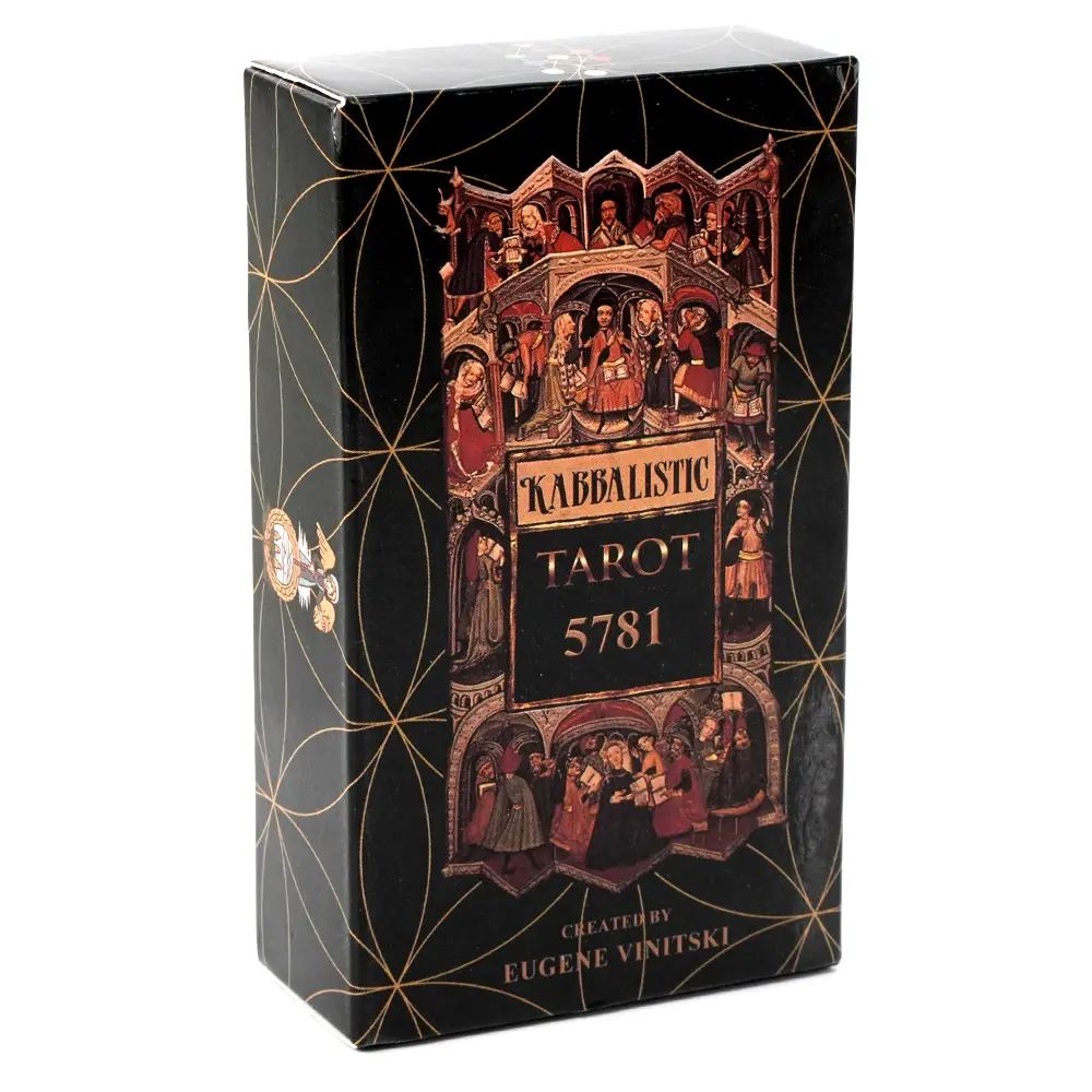 Kabbalistic Tarot Deck 5781 by Eugene Vinitiski Mystical Kabbalah Inspired Oracle Cards Divination and Spiritual Insight Deck