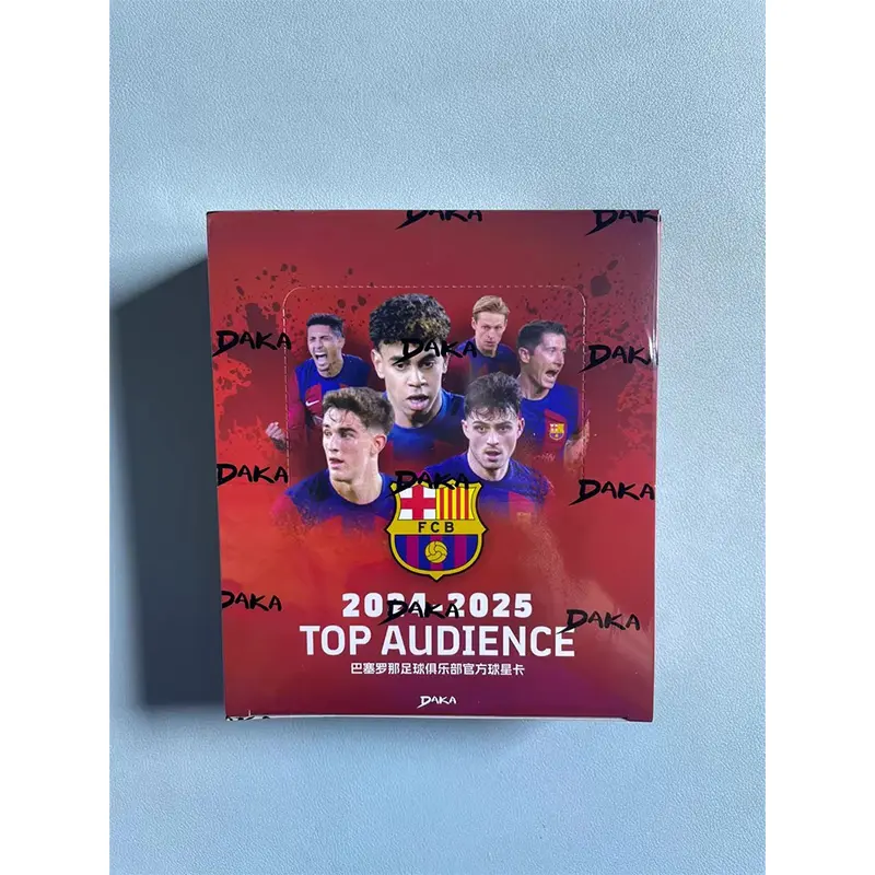 Daka 2024-25 Fc Barcelona Real Madrid Yamal Gavi Pedri Mbappe Vinicius Modric Official Football Star Trading Cards Box Gift