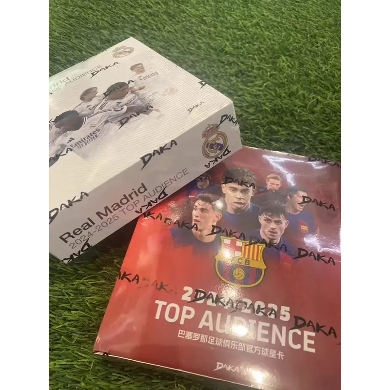 Daka 2024-25 Fc Barcelona Real Madrid Yamal Gavi Pedri Mbappe Vinicius Modric Official Football Star Trading Cards Box Gift
