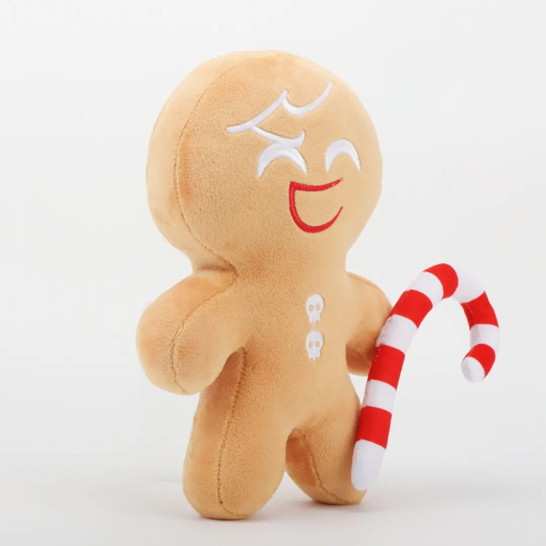 24cm Cookie Run Kingdom Shadow Milk Cookie Plush Doll Gingerbread Man Biscuit Stuffed Toys Cute Kids Boys Girls Birthday Gifts