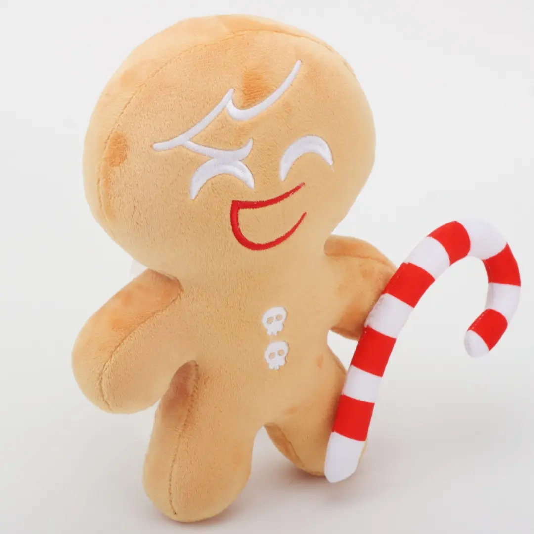 24cm Cookie Run Kingdom Shadow Milk Cookie Plush Doll Gingerbread Man Biscuit Stuffed Toys Cute Kids Boys Girls Birthday Gifts
