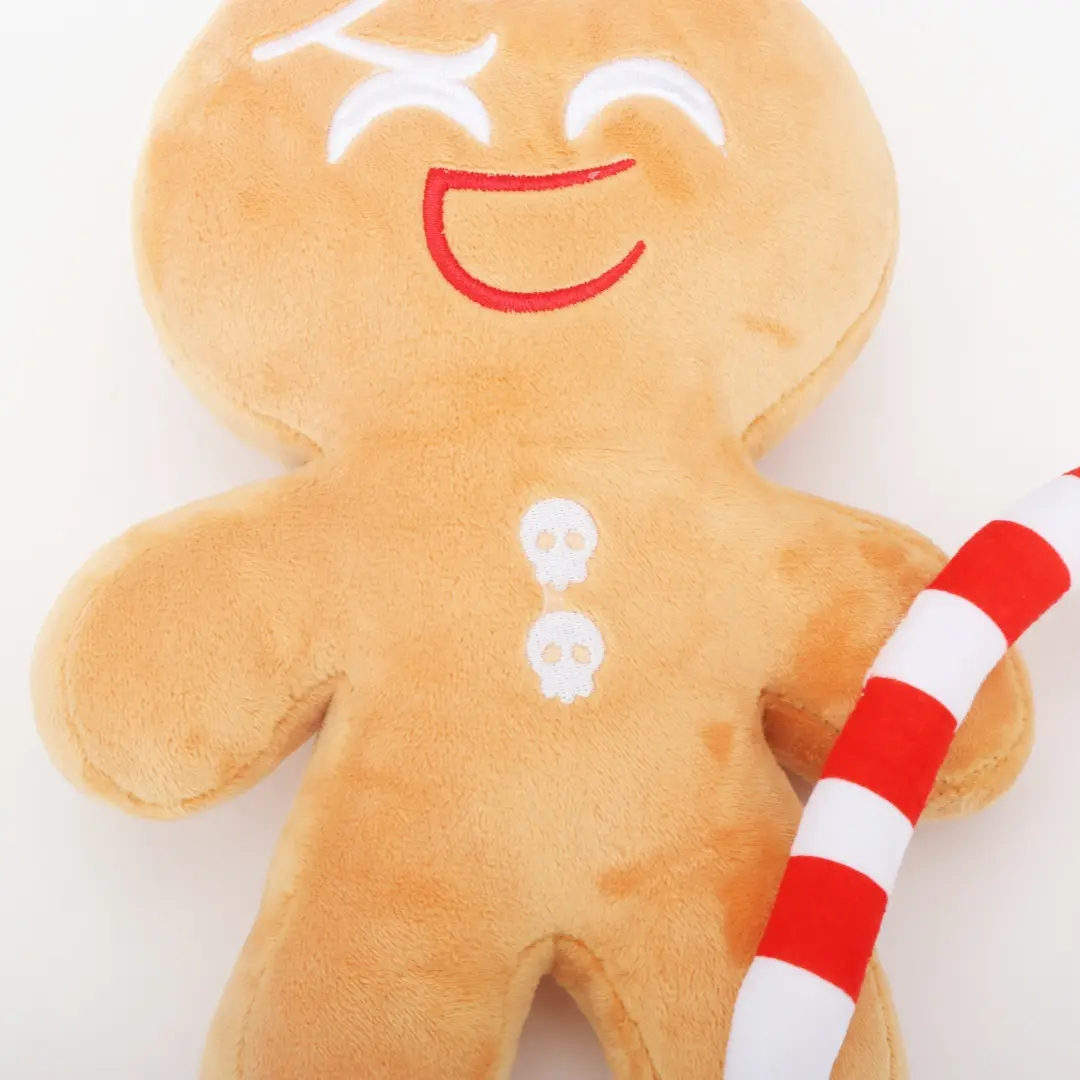 24cm Cookie Run Kingdom Shadow Milk Cookie Plush Doll Gingerbread Man Biscuit Stuffed Toys Cute Kids Boys Girls Birthday Gifts