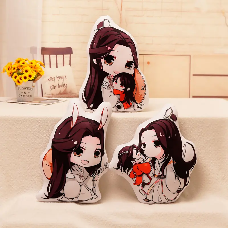 45cm Heaven Officials Blessing Hua Cheng Xie Lian Plush Toy Tian Guan Ci Fu Doll Plushie Anime Cosplay Figure Christmas Gift
