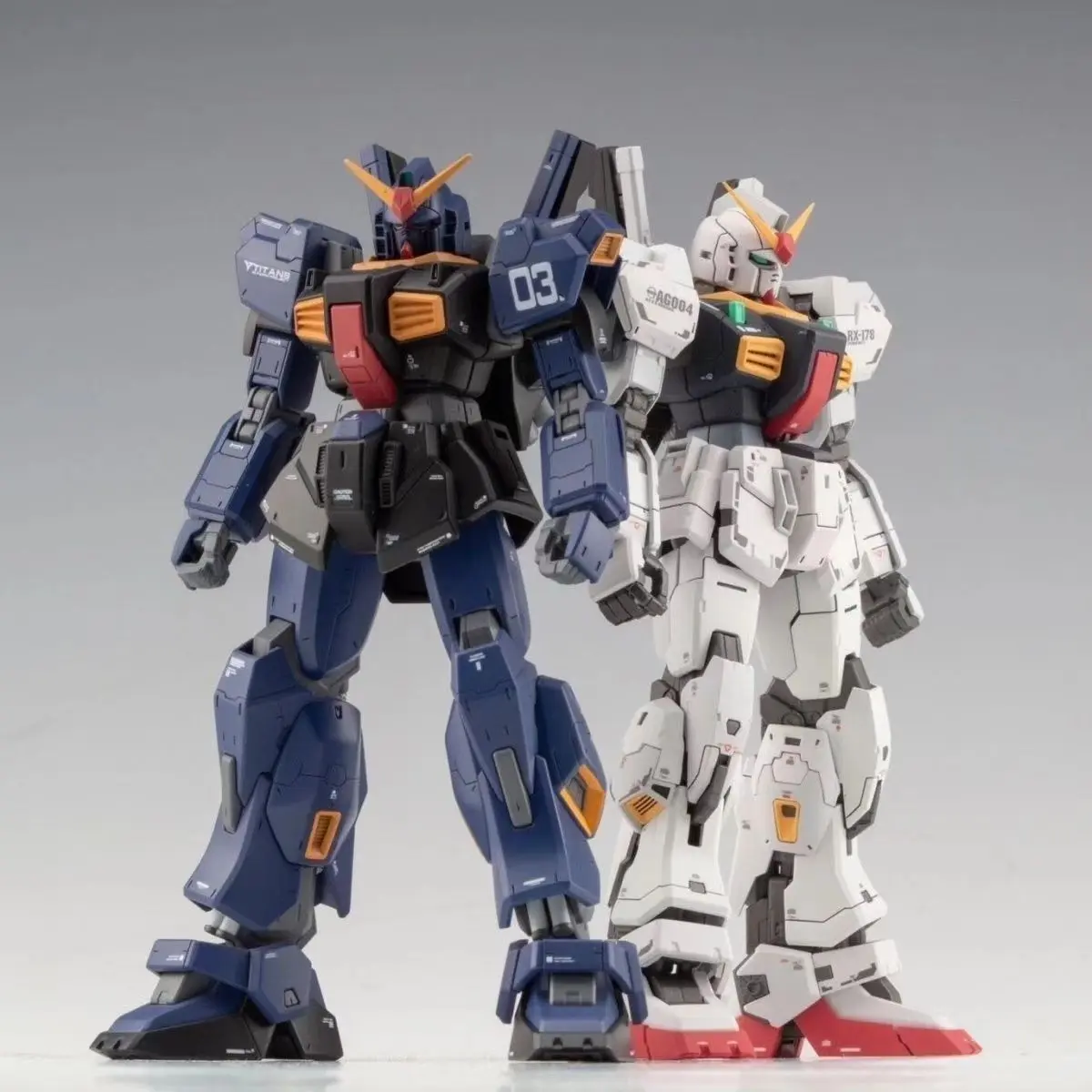 STAR Newborn MK-Ⅱ Figure RX-178 HG 1/144 Assemble Model Action Figures Desktop Decoration Collection Toy GK Kids Christmas Gift