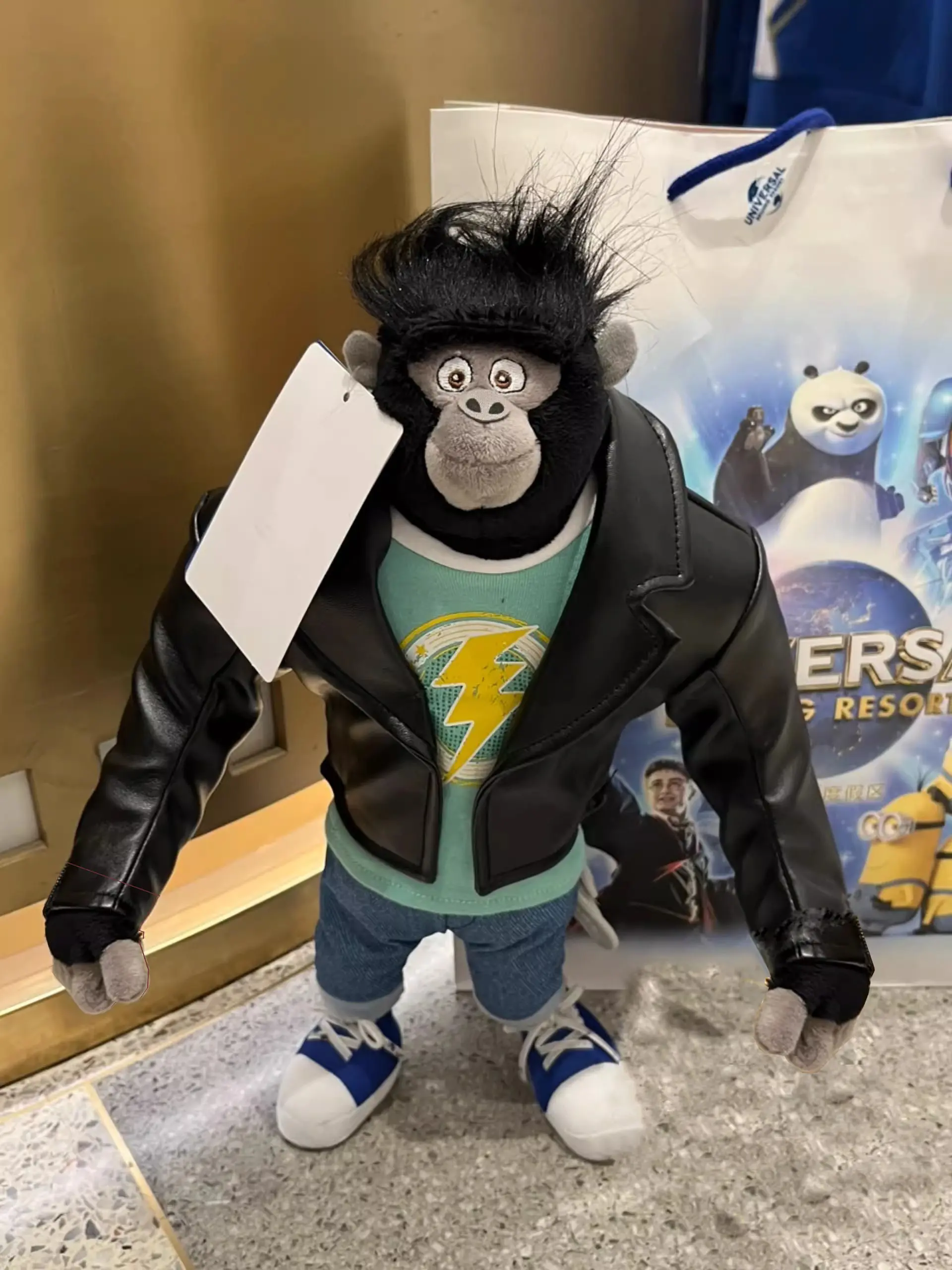Commemorative Collection of Plush Toy Figurines from the Animated Film "Sing" at Beijing Movie Park, Bringing Joy and Happiness