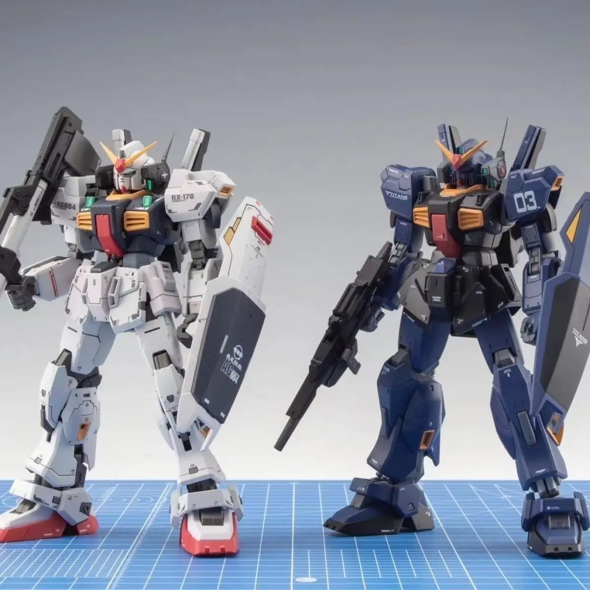 STAR Newborn MK-Ⅱ Figure RX-178 HG 1/144 Assemble Model Action Figures Desktop Decoration Collection Toy GK Kids Christmas Gift