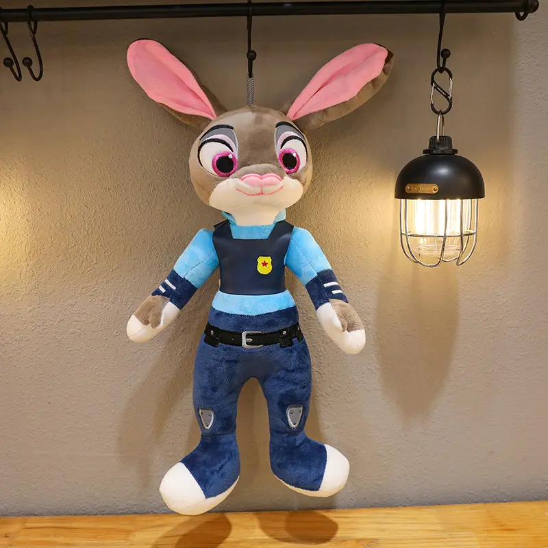 Disney Animal Plush Toy Crazy Zootopia Doll Fox Nick Rabbit Judy Doll Trendy Ragdoll Children's Toy Birthday Gift
