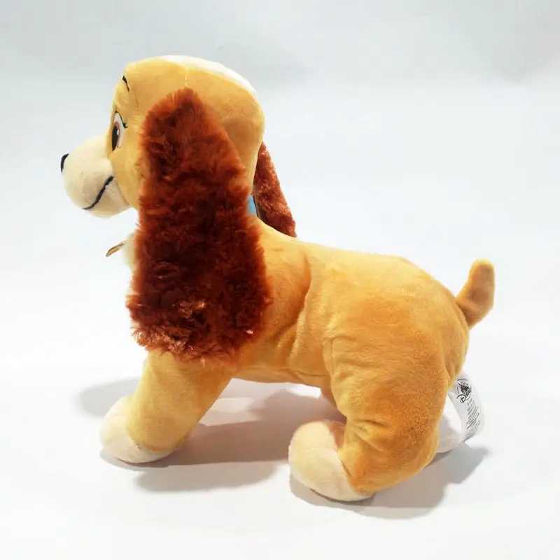 Disney Anime Lady and the Tramp Stuffed Plush Toys Cartoon Anime The Lady Plush Doll Toys Funny Gifts for Kids Gilrs