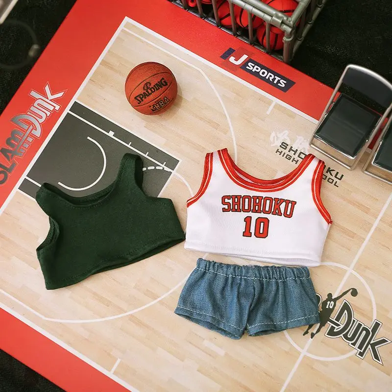 10cm 15cm 20cm Plush Doll Basketball Clothes Outfit For Kpop Star Toy Accessory