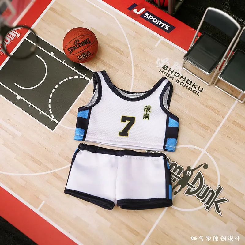 10cm 15cm 20cm Plush Doll Basketball Clothes Outfit For Kpop Star Toy Accessory
