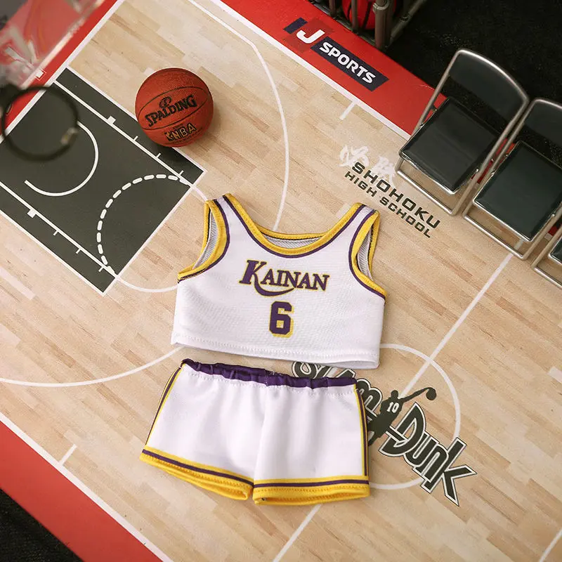 10cm 15cm 20cm Plush Doll Basketball Clothes Outfit For Kpop Star Toy Accessory