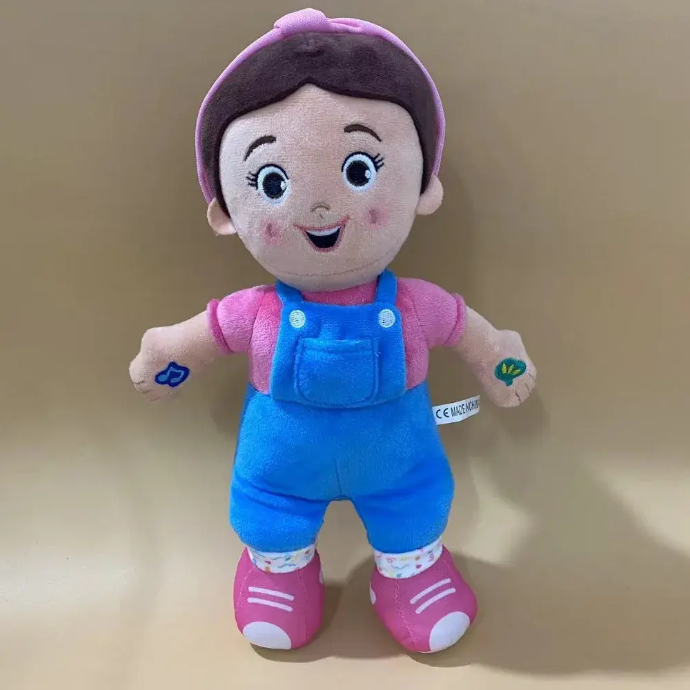 30cm Ms Rachel Speak&Sing Plush Doll Cute Interactive Toy Soft Stuffed Music Toy Cartoon Style Boys Girls Rag Doll Birthday Gift
