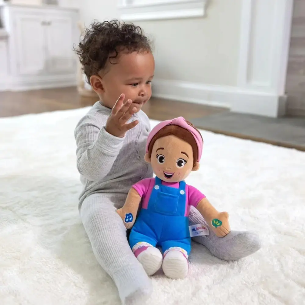 30cm Ms Rachel Speak&Sing Plush Doll Cute Interactive Toy Soft Stuffed Music Toy Cartoon Style Boys Girls Rag Doll Birthday Gift
