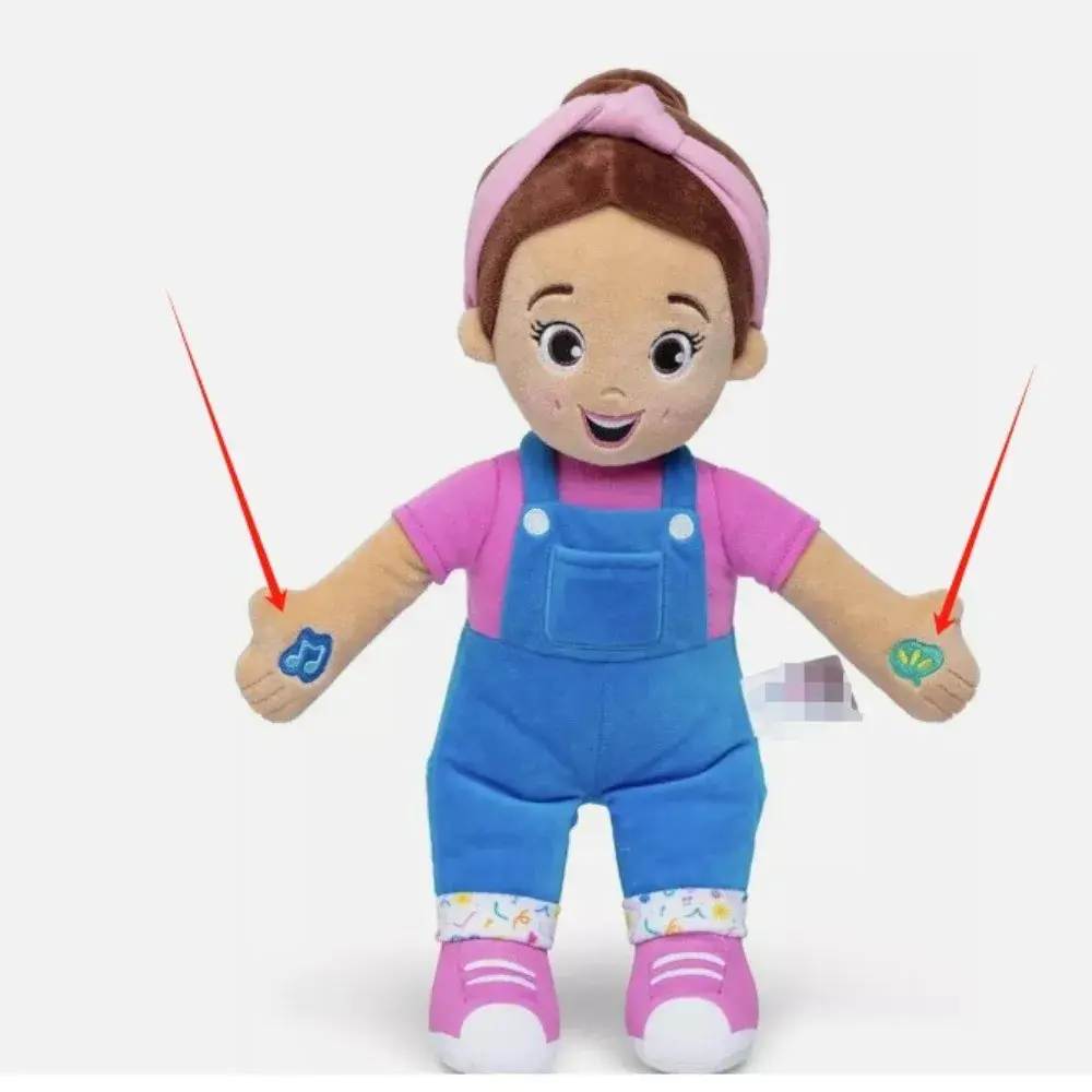 30cm Ms Rachel Speak&Sing Plush Doll Cute Interactive Toy Soft Stuffed Music Toy Cartoon Style Boys Girls Rag Doll Birthday Gift