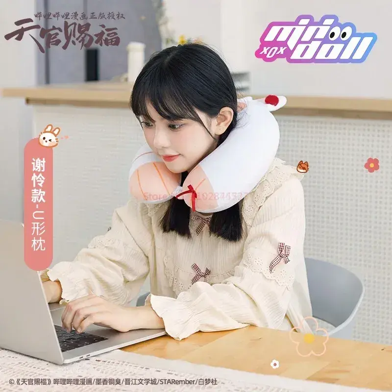 Original Tian Guan Ci Fu Original Hua Cheng Xie Lian Plush Toys Anime Figure Cartoon Soft Stuffed Throw Pillow Sofa Plushie Gift
