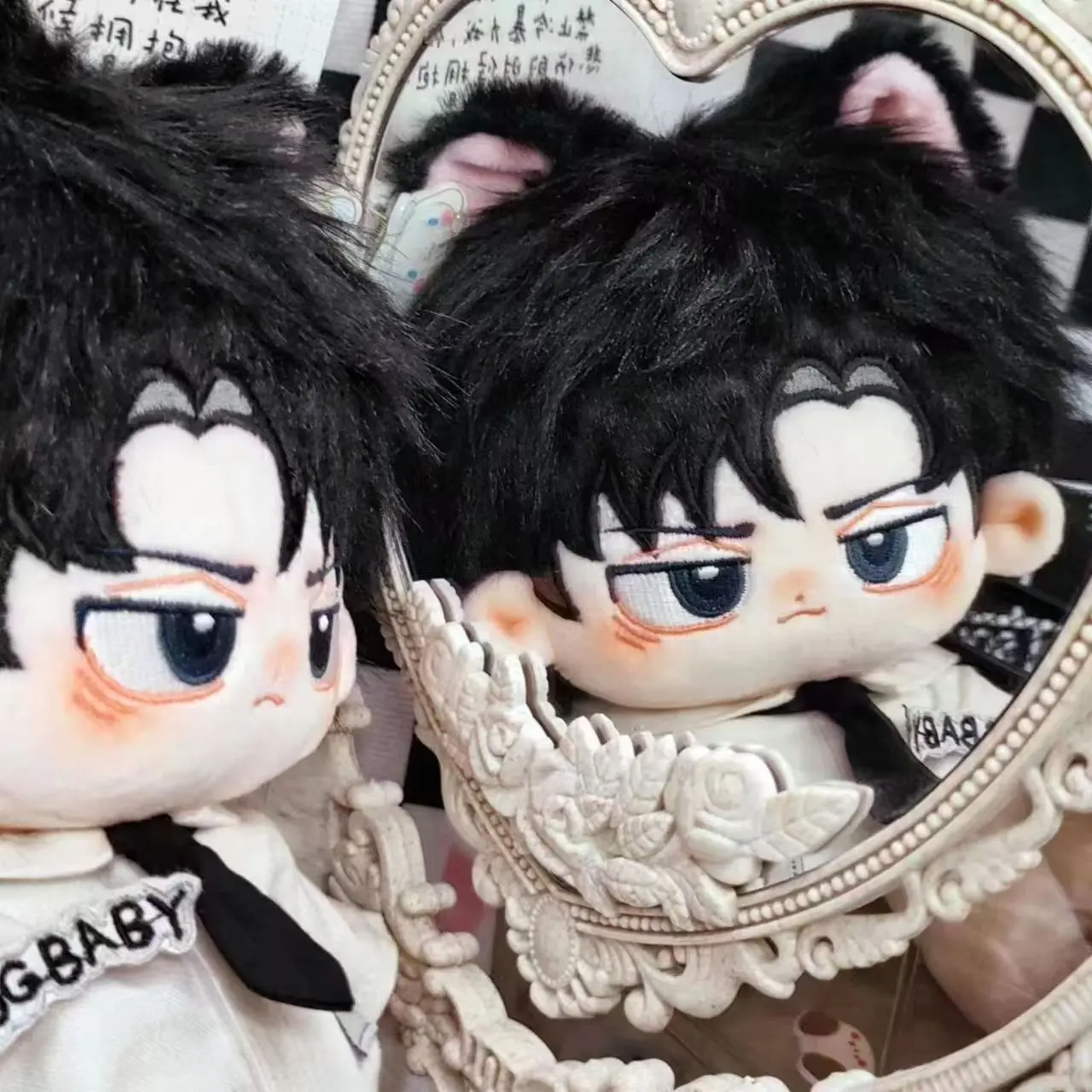 Stuffed 20cm Attack on Titan Levi Ackerman Anime Figure Cosplay Plush Dress-up Doll Toys Soft Plush Toys Cute Gifts