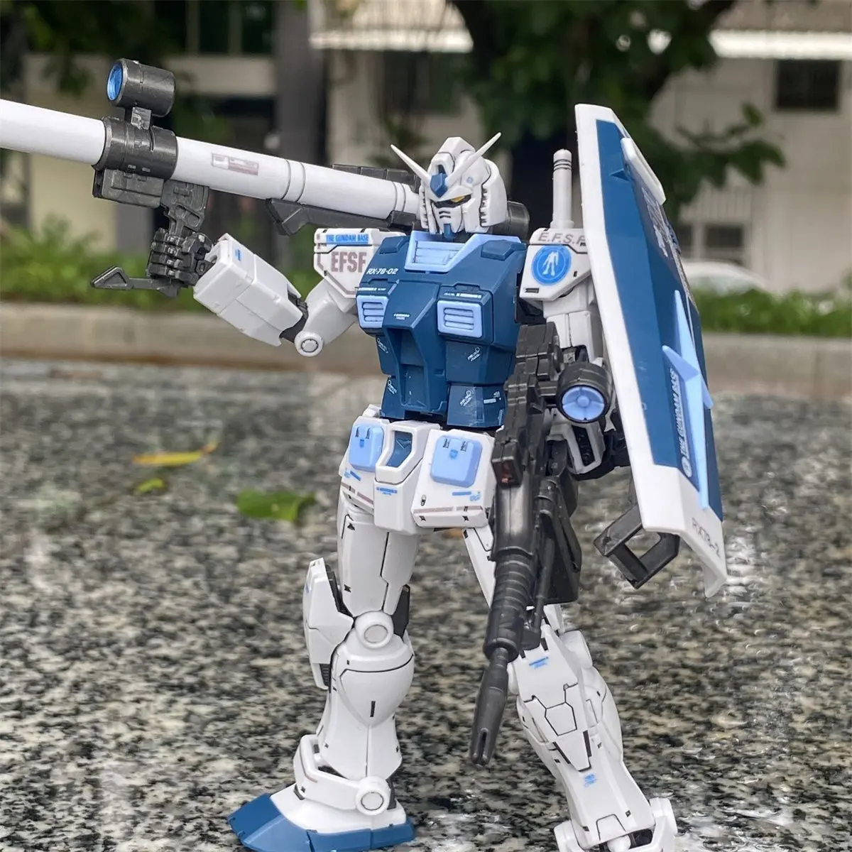Xingdong 012 Model 1/144 Gto Rx-78 Base Casval Thunder Limited Color Assembly Model Collectible Robot Kits Models Kids Gift