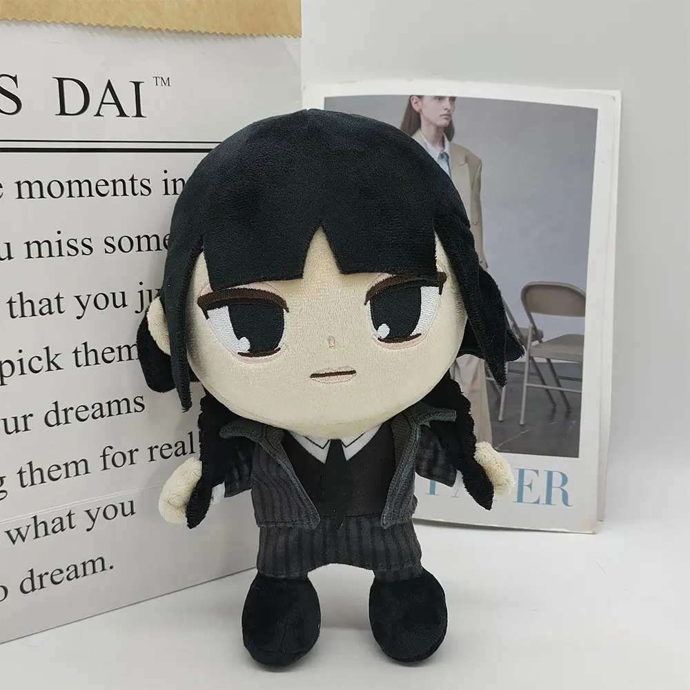 25cm Wednesday Plush Toys Kawaii Tv Series 2023 Cute Soft Stuffed Cartoon Dolls For Kid Birthday Birthday Gift
