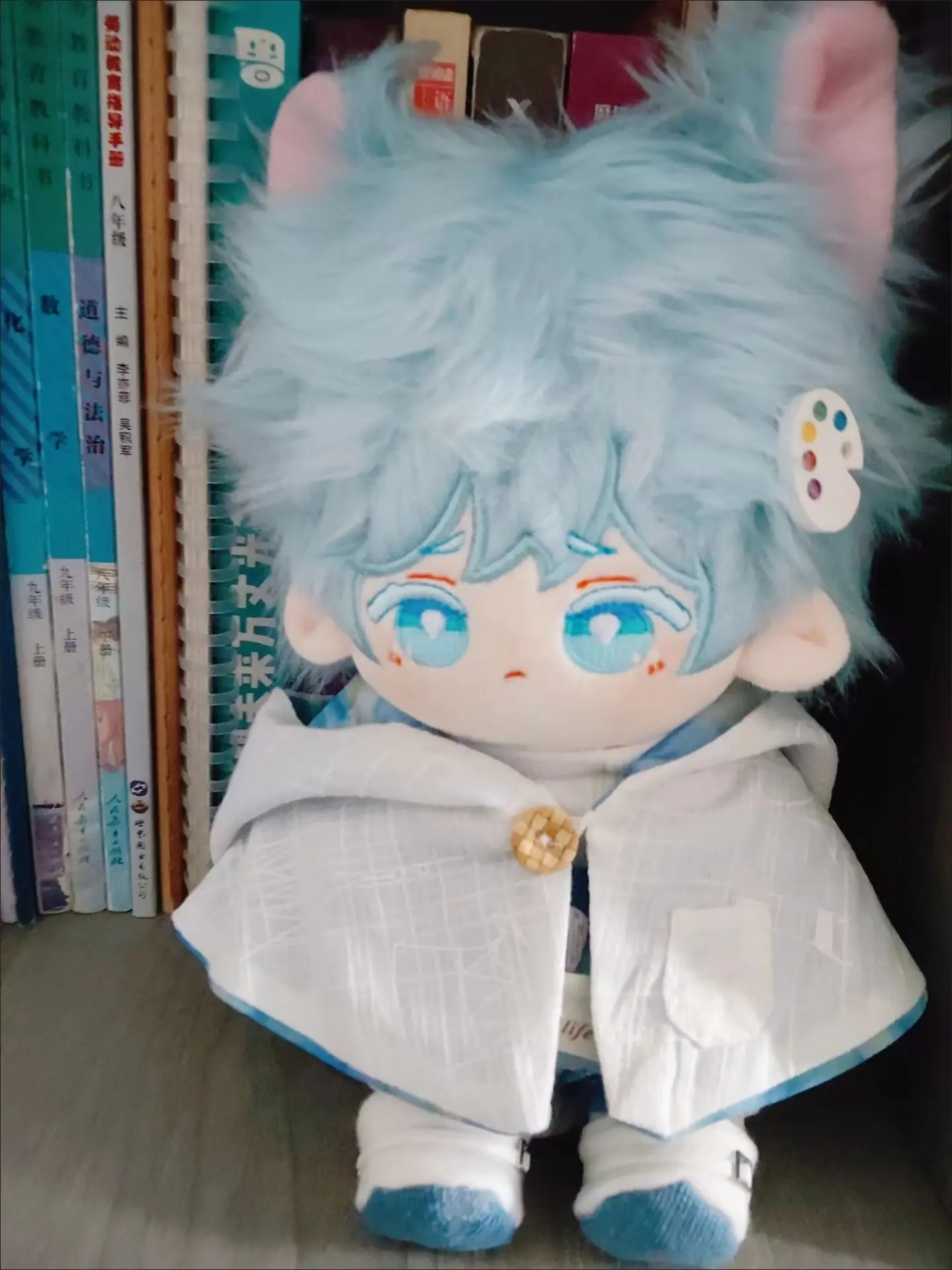 Chong Yun 20cm Cotton Dress-up Doll COS Genshin Impact Cartoon Stuffed Plush Toys Children's Fans Adults Cute Collectible Gifts