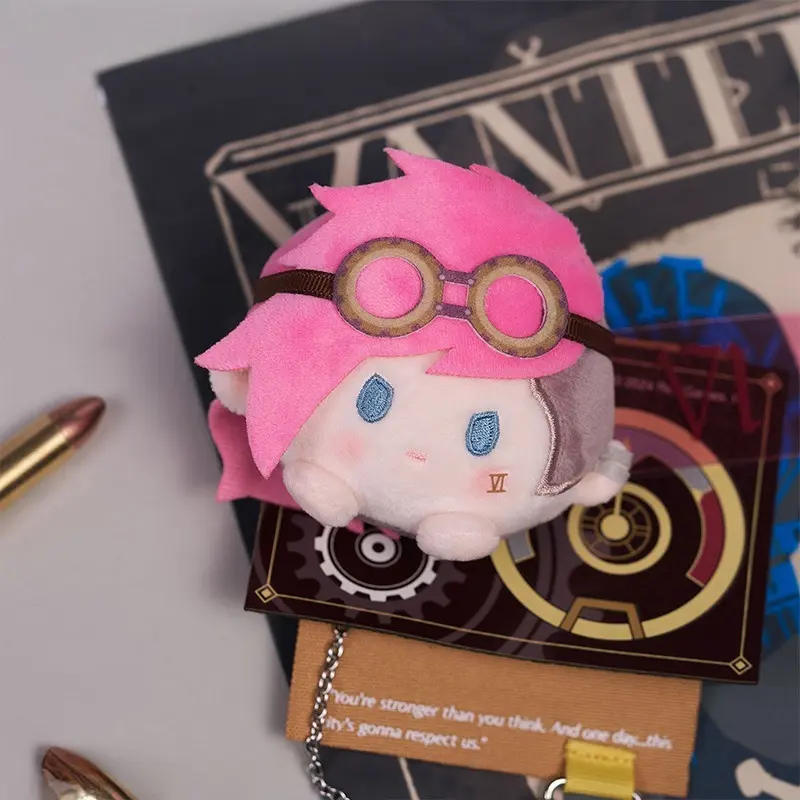 New 13cm Original JInx Plush Toys Legends Plush Game Peripheral Plushie Short Stuffed Badge Doll Randomly Birthday Gifts Custom