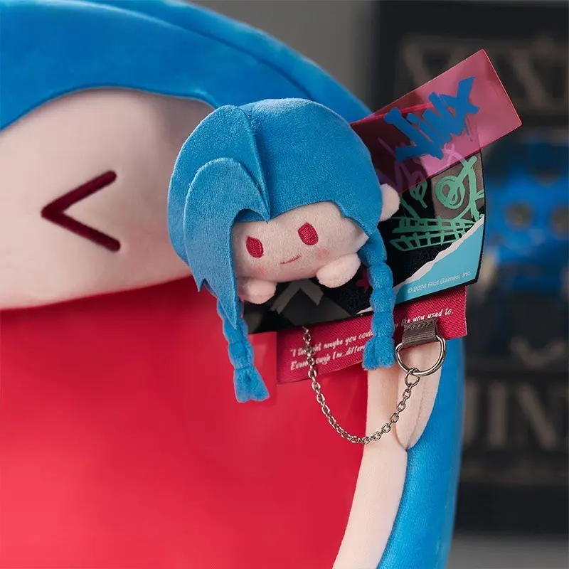 New 13cm Original JInx Plush Toys Legends Plush Game Peripheral Plushie Short Stuffed Badge Doll Randomly Birthday Gifts Custom
