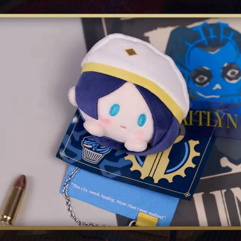 New 13cm Original JInx Plush Toys Legends Plush Game Peripheral Plushie Short Stuffed Badge Doll Randomly Birthday Gifts Custom