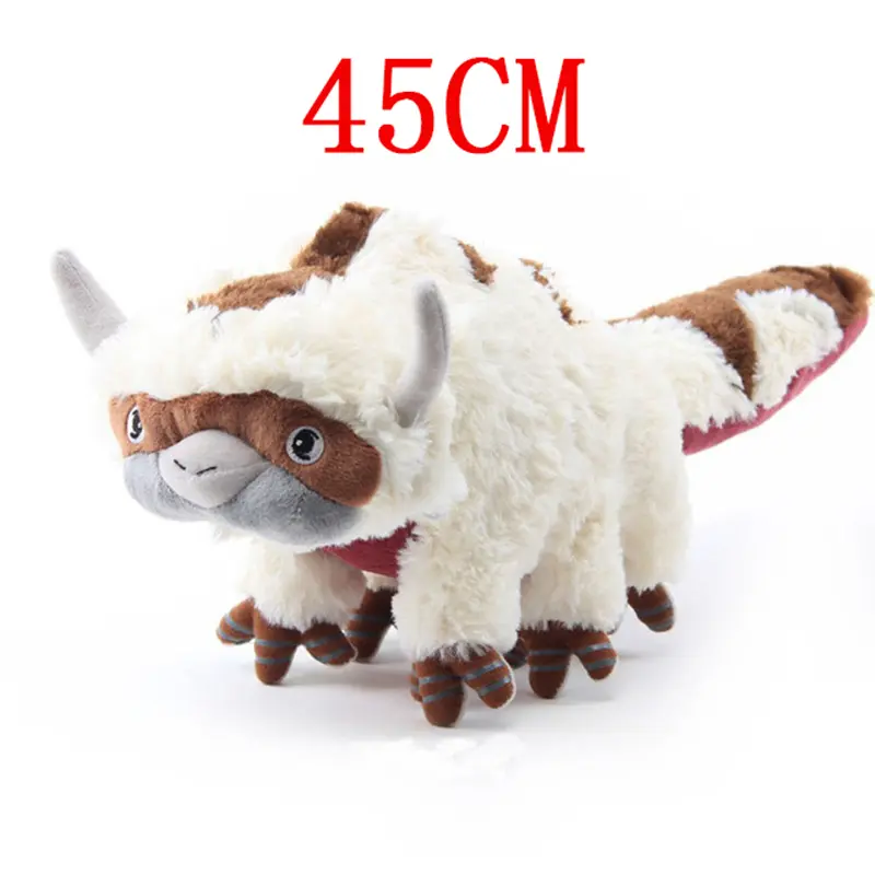 Large 45/55CM Anime Avatar the Last Airbender Plush Toys Avatar Appa Plushie Stuffed Toy Soft Momo Stuffed Animal Dolls Gifts