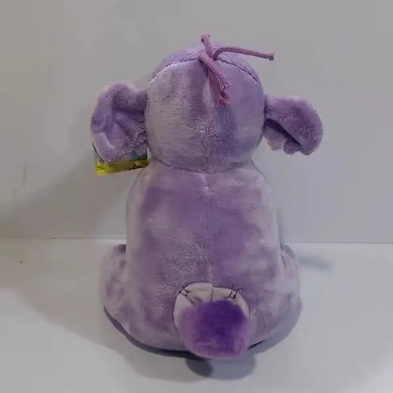 Disney Purple Elephant Plush Doll Cartoon Kawaii Long Nose Monster Doll Stuffed Animal Purple Elephant Children'S Birthday Gift