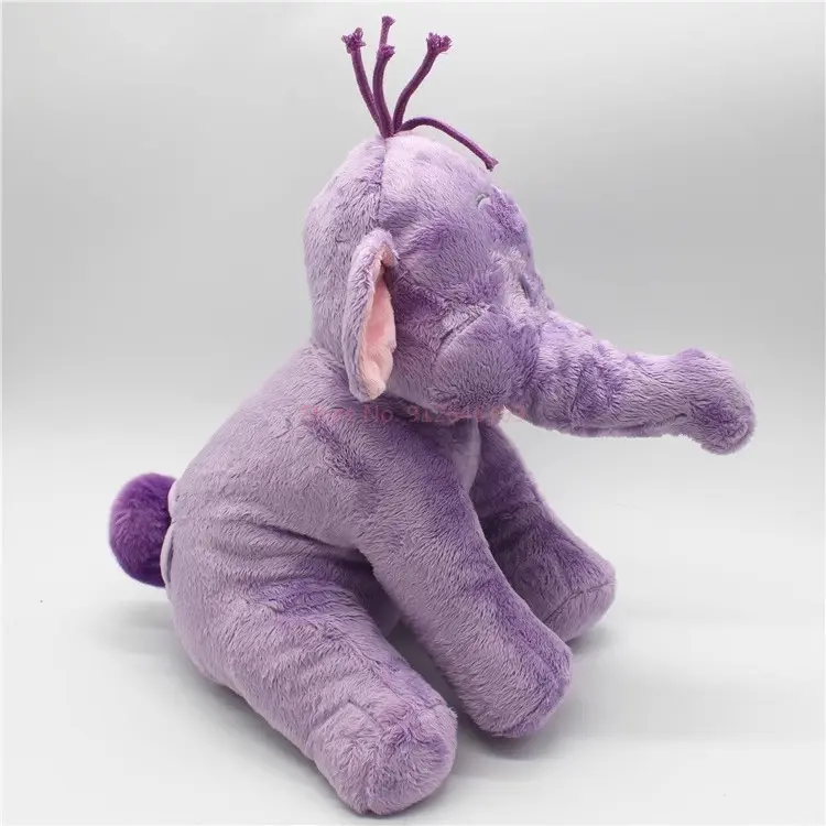 Disney Purple Elephant Plush Doll Cartoon Kawaii Long Nose Monster Doll Stuffed Animal Purple Elephant Children'S Birthday Gift