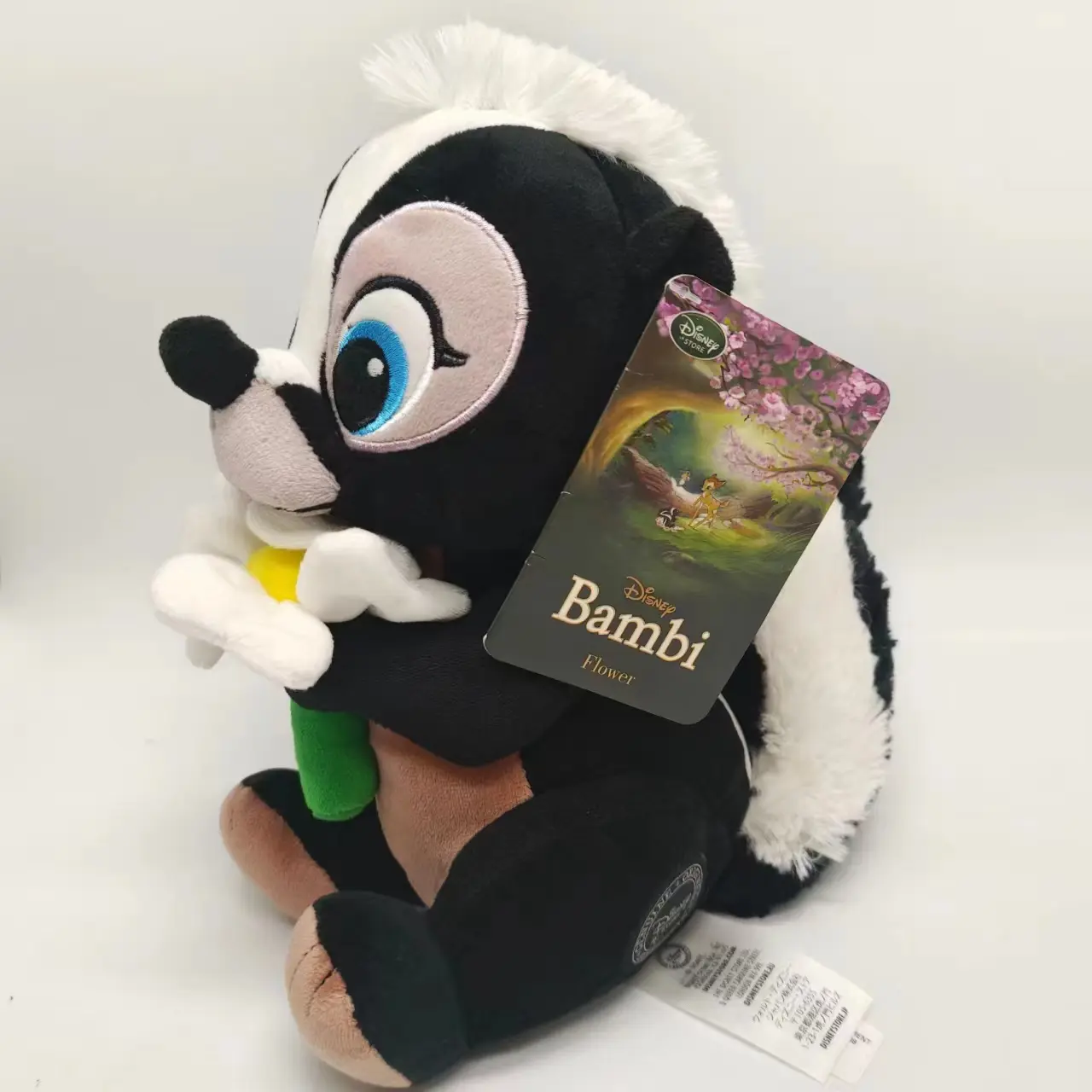Disney Cartoon Movie Bambi Plush Doll Toys 25cm Flower Fawn Animal Stuffed Plush Toys Soft Baby Toys Gifts for Kids