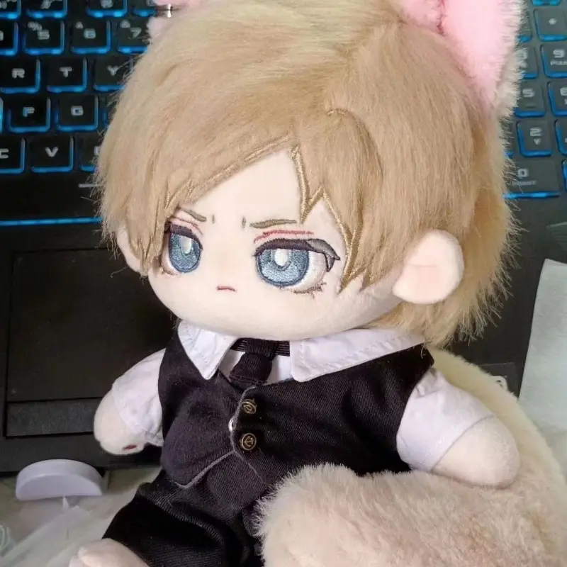 Game Leon Scott Kennedy 20cm Nude Body Plush Doll Toys Soft Stuffed Plushie