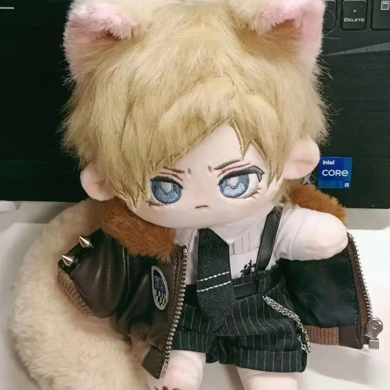 Game Leon Scott Kennedy 20cm Nude Body Plush Doll Toys Soft Stuffed Plushie