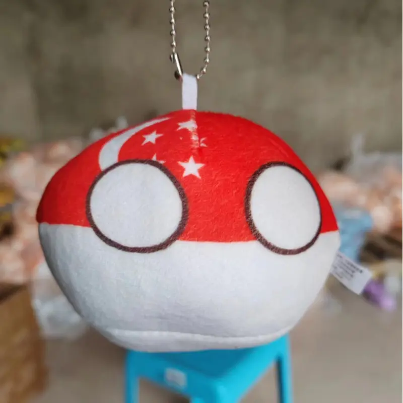 Polandball Pendant Country Balls 70 Styles 10cm Country Ball Plush Toys Halloween Decor Gift for KidsCountryball Stuffed Doll