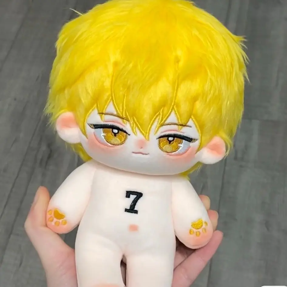 20cm Kuroko's Basketball Kise Ryota Cosplay Soft Plush Stuffed Doll Body Handsome Boy Cartoon Dress Up Cotton Stuffed Toys Gifts