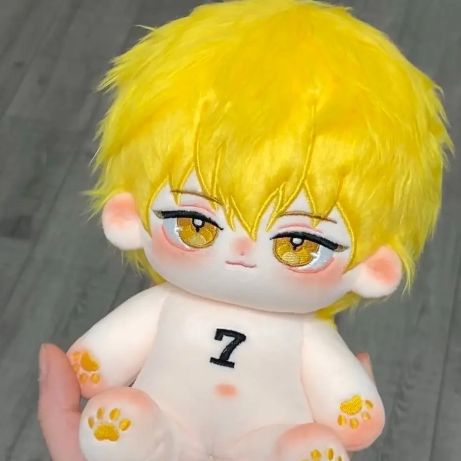 20cm Kuroko's Basketball Kise Ryota Cosplay Soft Plush Stuffed Doll Body Handsome Boy Cartoon Dress Up Cotton Stuffed Toys Gifts