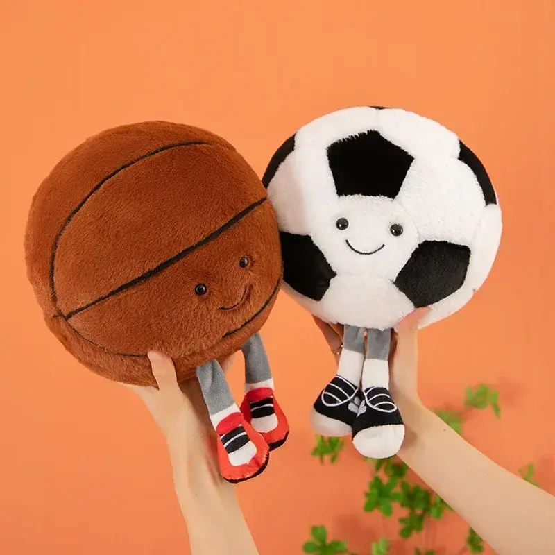 Birthday Presents for Boys Halloween Creative Basketball Football Plant Stuffed Doll Holidays Props Decorative Throw Pillow