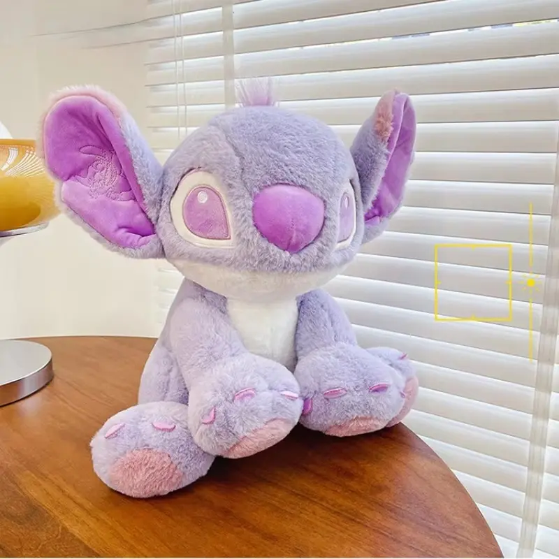 Disney Cartoon Purple Stitch Doll Star Baby Kawaii Plush Toy Girl's Birthday Doll Girlfriend Valentine's Day Gift 25cm/30cm/45cm