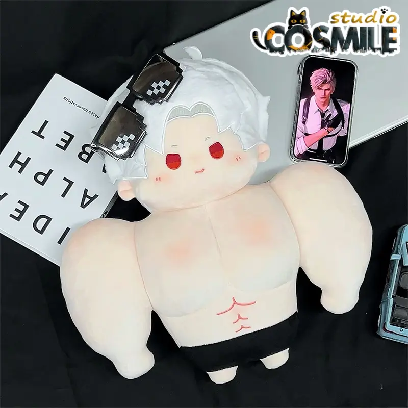 Love and Deepspace Qin Che Sylus シン 진운 Stuffed Plushie Plush 20cm 40cm Muscles Doll Pillow Toy Gift