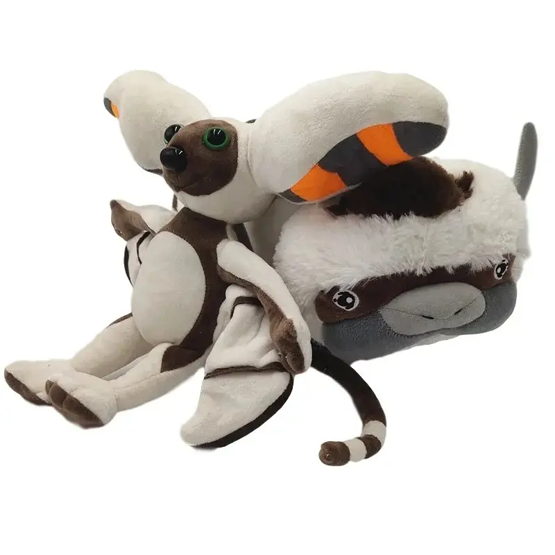 45cm Anime Avatar the Last Airbender Appa Plush Toys Avatar Appa Momo Plush Soft Stuffed Animals Toy Birthday Christmas Gift